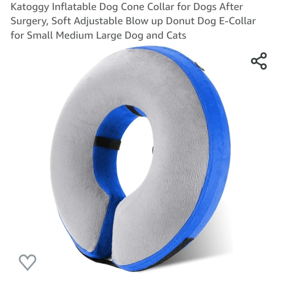 Katoggy inflatable dog collar (medical) in Large. - Picture 1 of 9